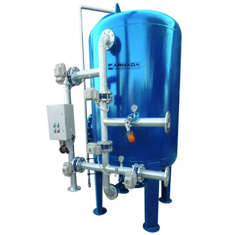 Epoksi Boyalı ST-37 Tanklı Yüzey Borulamalı Tekli Su Yumuşatma Sistemleri